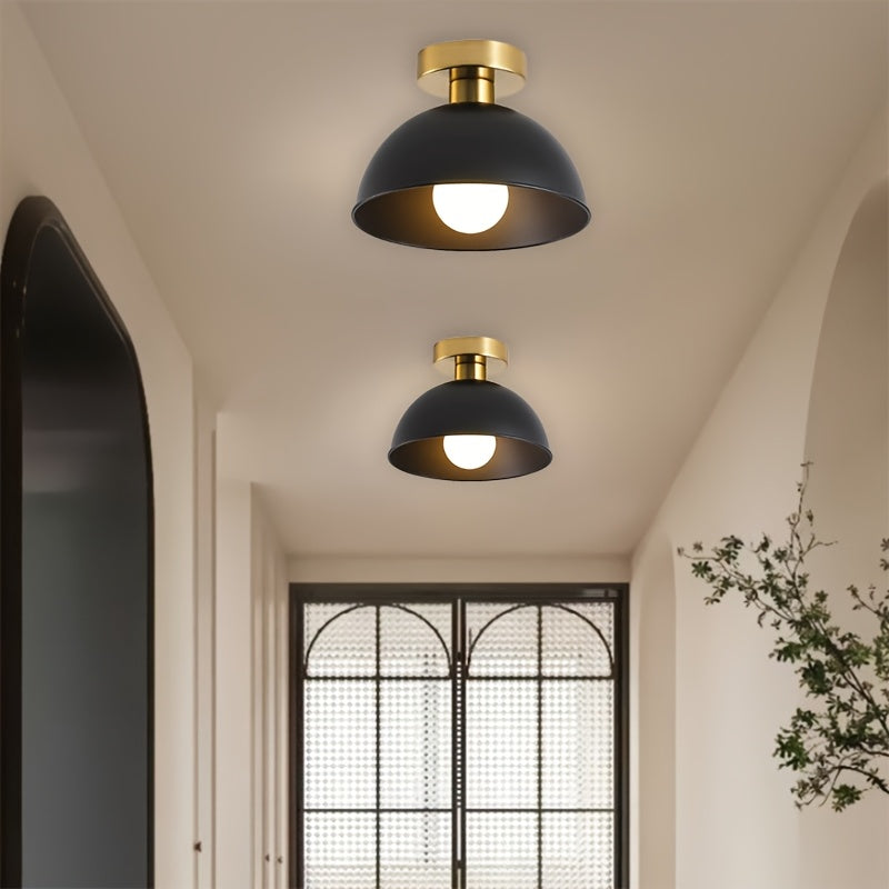 Modern Semi-Flush Ceiling Lamp | Matte Metal Finish | Wildoxy