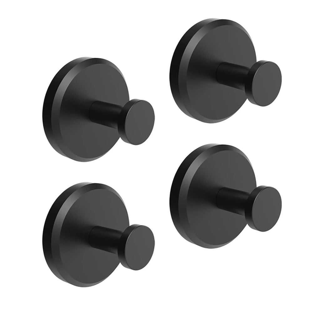 Selbstklebender Handtuchhaken — Edelstahl, Schwarz/Silber/Gold