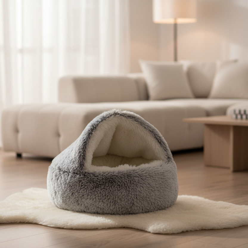 Couple's Pet Bed — Dual Sleeping Surface, Ultra-Soft Inner Layer