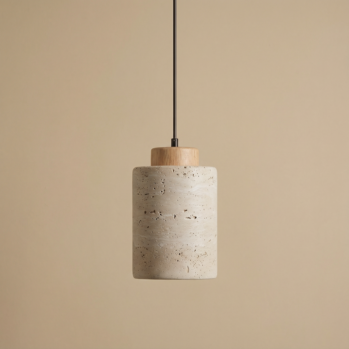 Vidar hanglamp van natuursteen – modern ontwerp met textuur