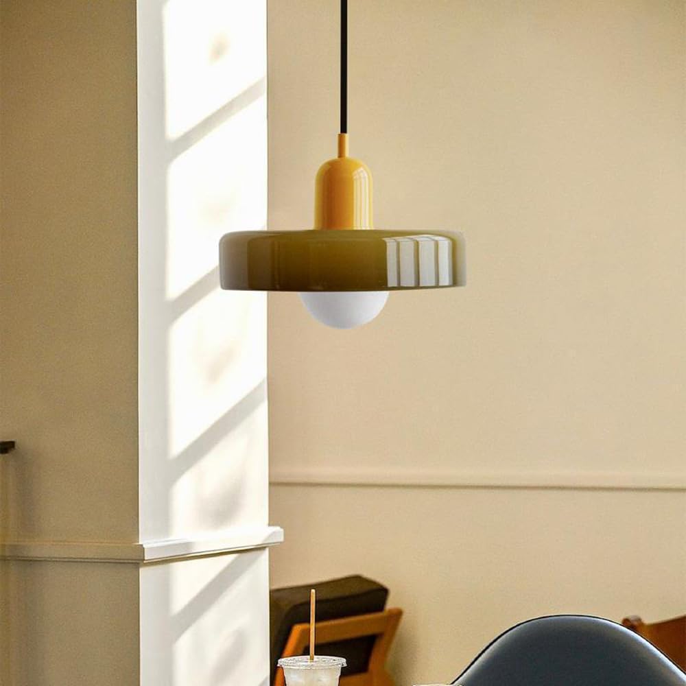 Luccon-pendellampe med dobbeltglas, G9, 35 cm