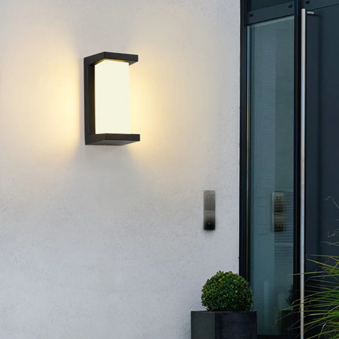 Outdoor Motion Sensor LED Wall Light E27 18W - Wildoxy