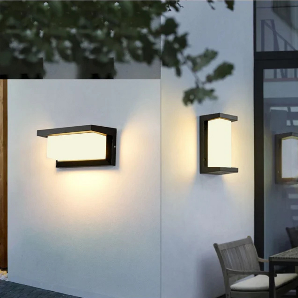 Outdoor Motion Sensor LED Wall Light E27 18W - Wildoxy