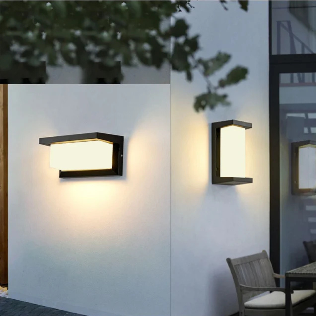 Outdoor Motion Sensor LED Wall Light E27 18W - Wildoxy
