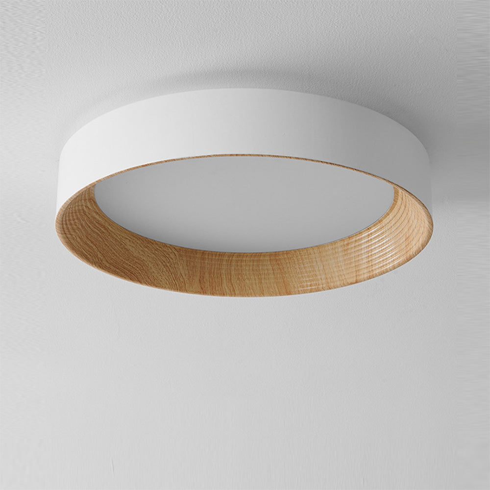 Ronde platte led-plafondlamp — slank ontwerp