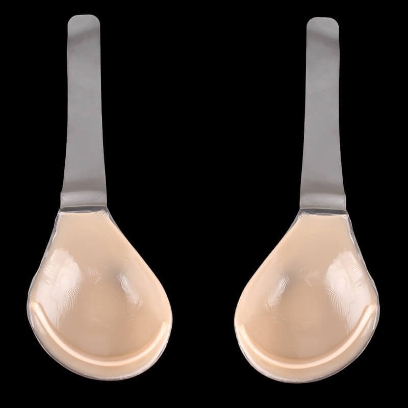 Unsichtbarer Silikon-BH — kabellos, selbsthaftend, verstellbarer Push-up