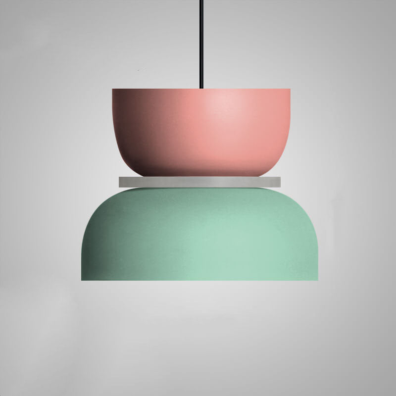 Macaron Acrylic Dome Pendant Light LED E27 12W - Wildoxy