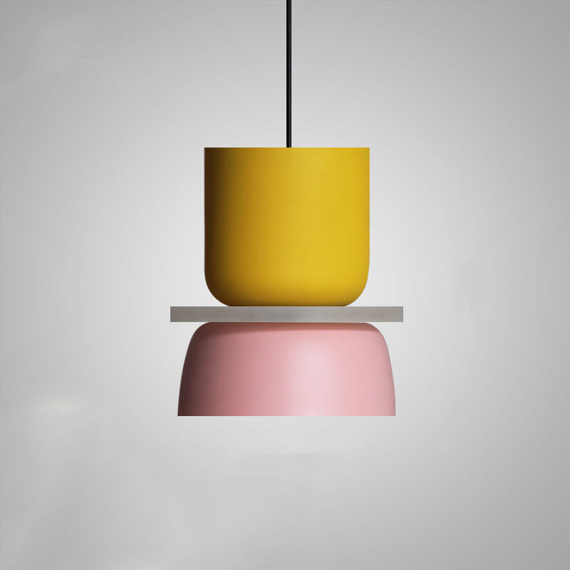 Macaron Acrylic Dome Pendant Light LED E27 12W - Wildoxy