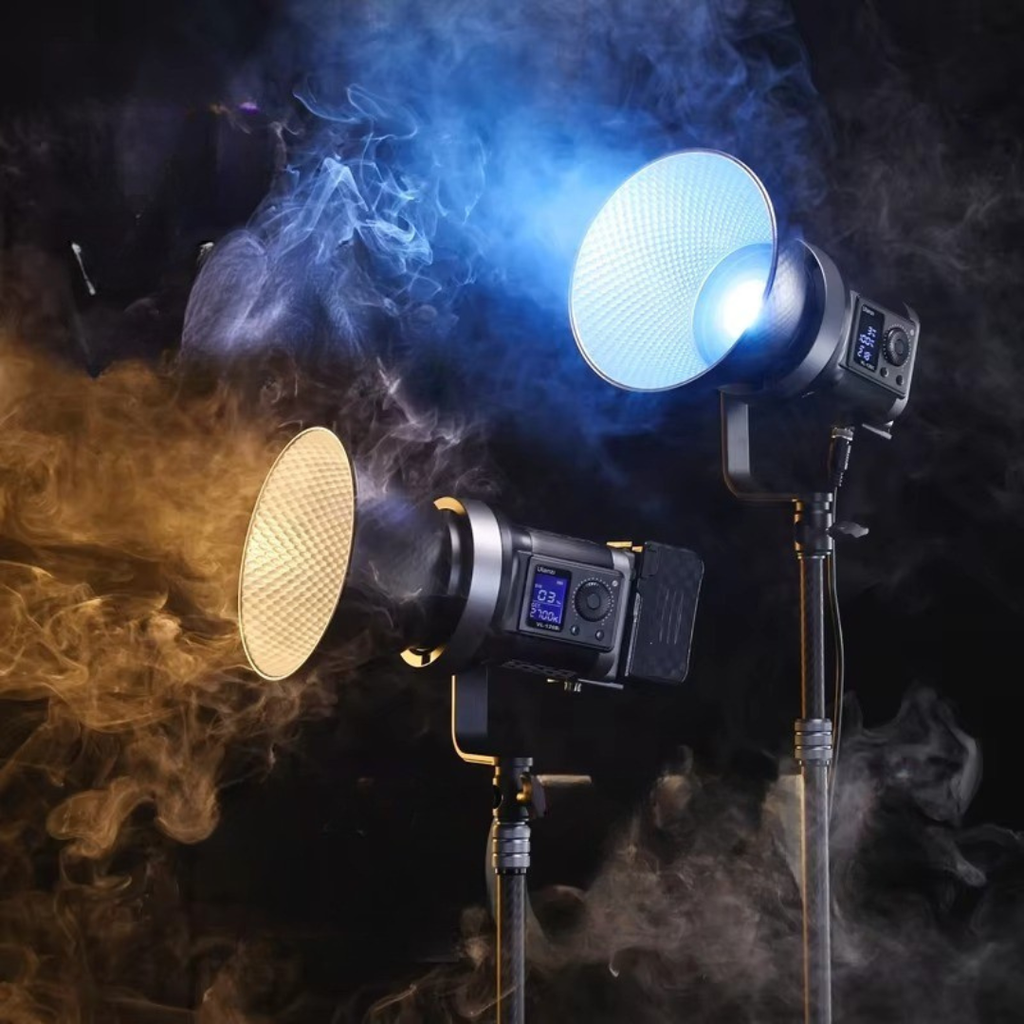 Ulanzi VL-200Bi 200W-os V-Mount videólámpa — állítható színhőmérséklet 2700K és 6500K között