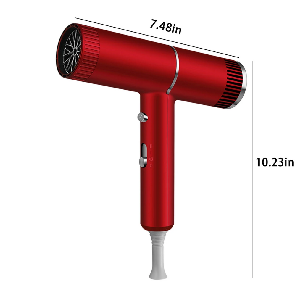 Uscător de păr ionic puternic - ușor, cu accesorii