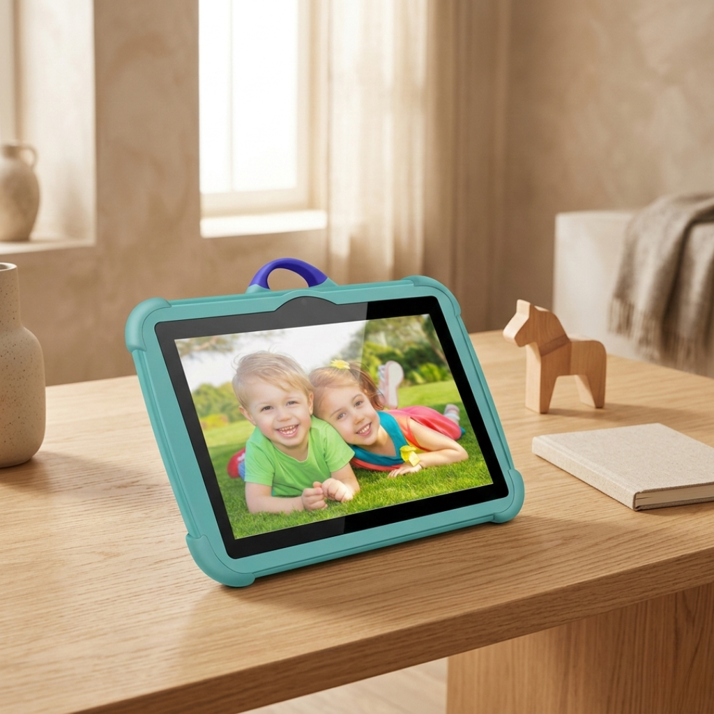 טאבלט PC חינוכי לילדים — צג בגודל 7 אינץ', Android 13, מעבד מרובע ליבות, אחסון בנפח 64GB