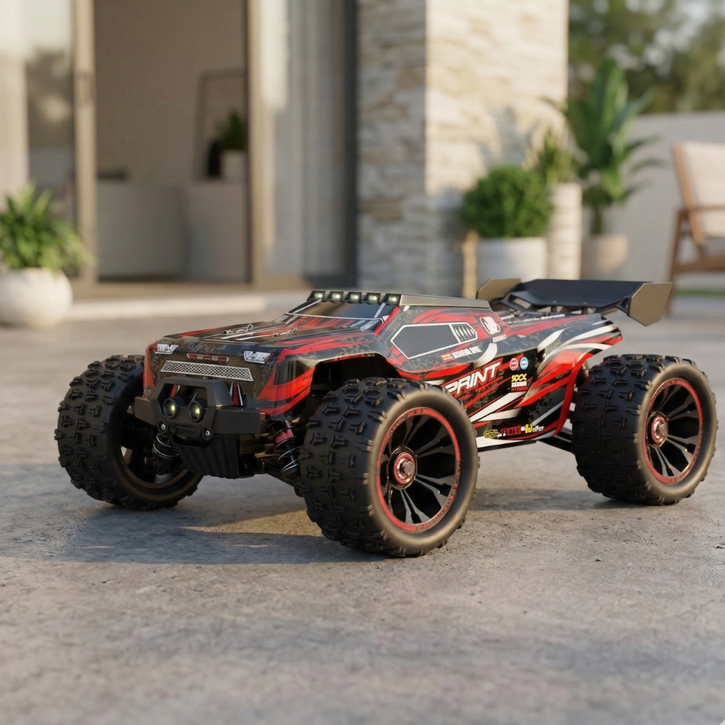 1:16 Scale Brushless RC Car — 4WD Drivetrain, 85 km/h Top Speed