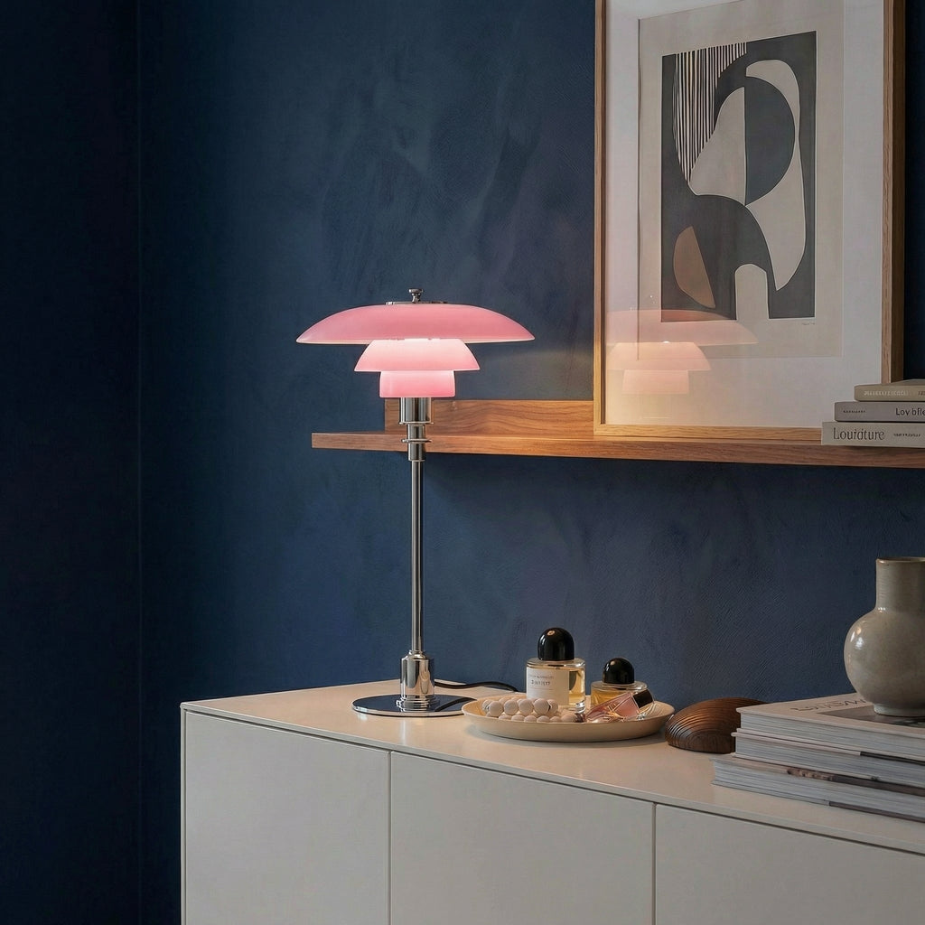 Nordica Halo Scandinavian Glass Table Light - Wildoxy
