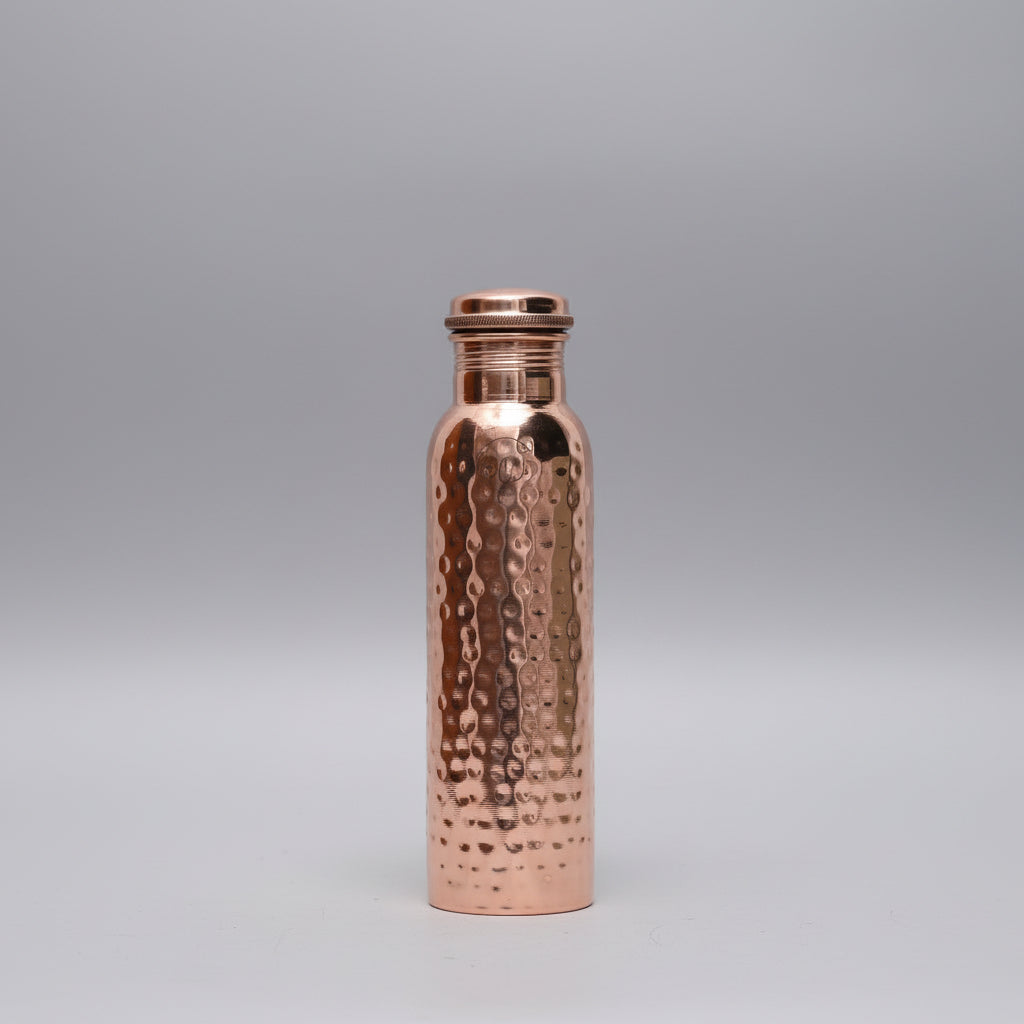 800ML gehamerde waterfles van puur koper — lekvrij