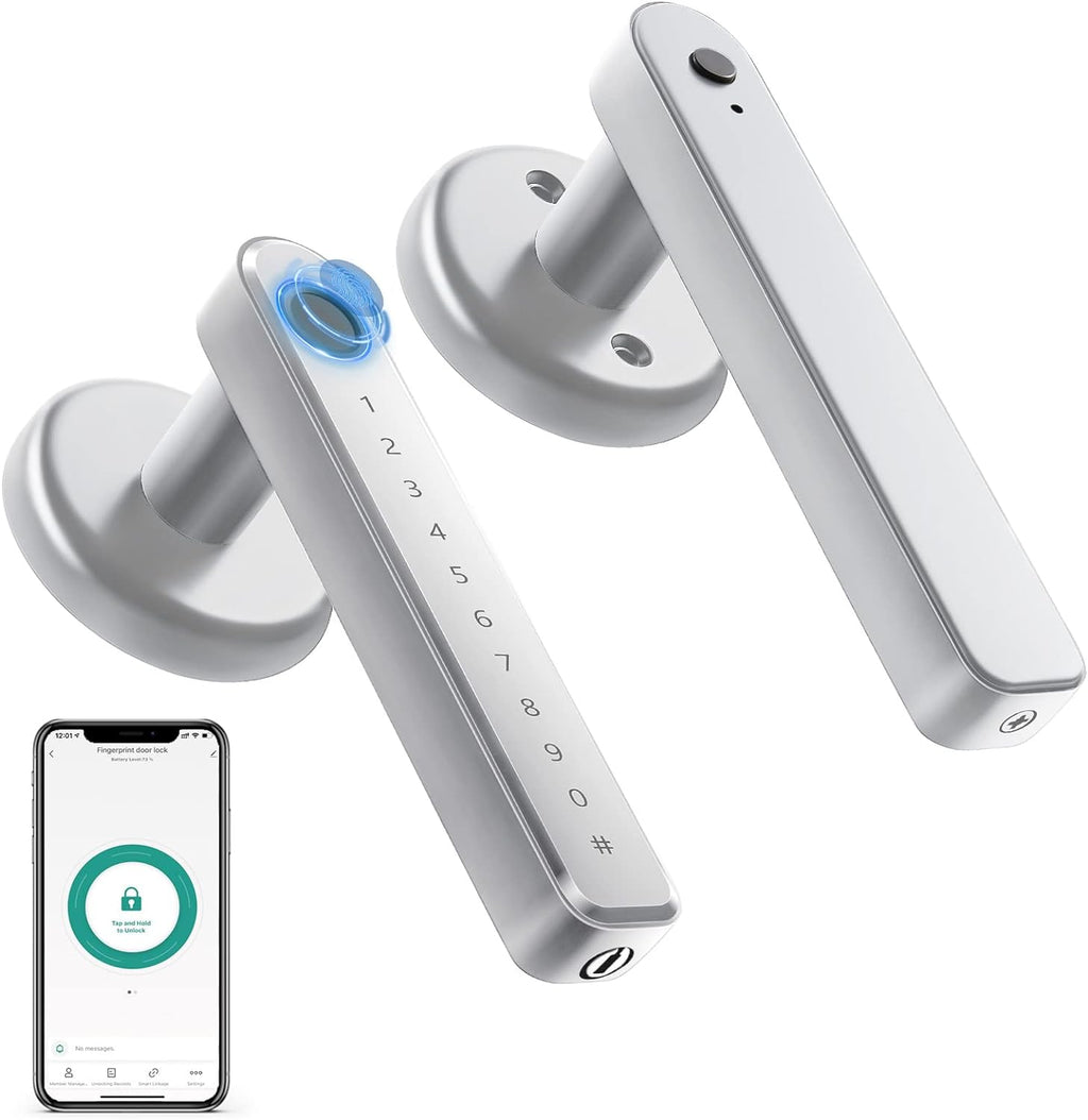 Cerradura inteligente para puerta — Acceso mediante huella dactilar biométrica