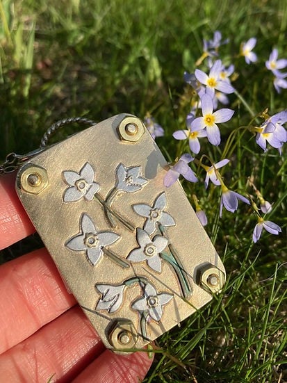 Miniatyrblompress - kompakt press för botaniska blad och kronblad