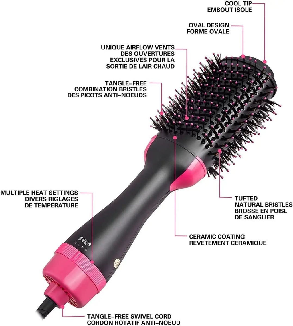 NovaFlex 4-In-1 Hair Dryer And Straightener — Single-Pass Drying, Volume And Shine Finish