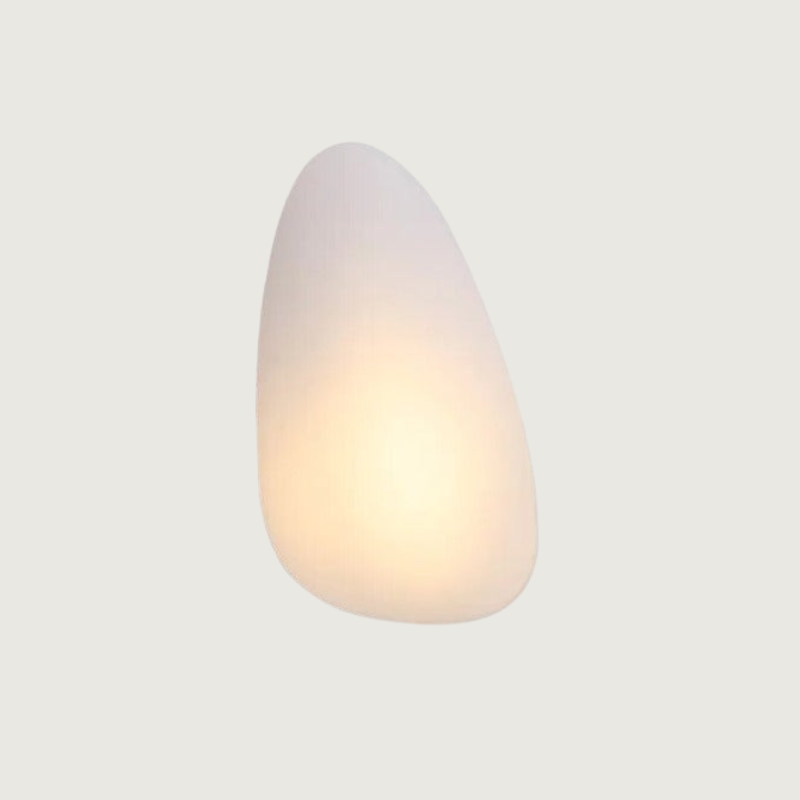 Lirena Colorful Glass Wall Lamp — Clear Acrylic Trim