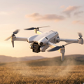 Dron con cámara dual 8K — Sistema automatizado para evitar obstáculos