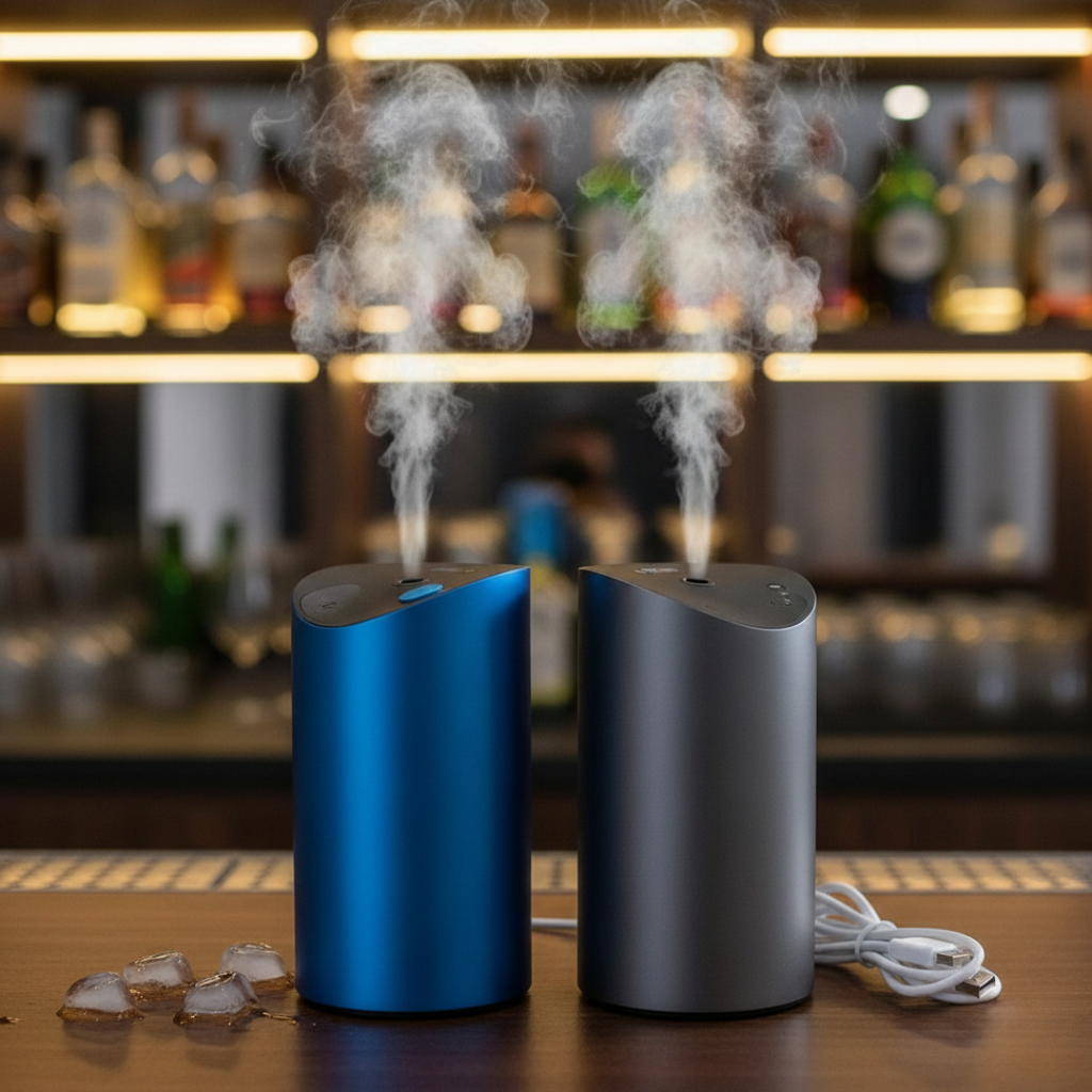 Difusor de aromas portátil inalámbrico — Batería recargable y cobertura para habitaciones pequeñas