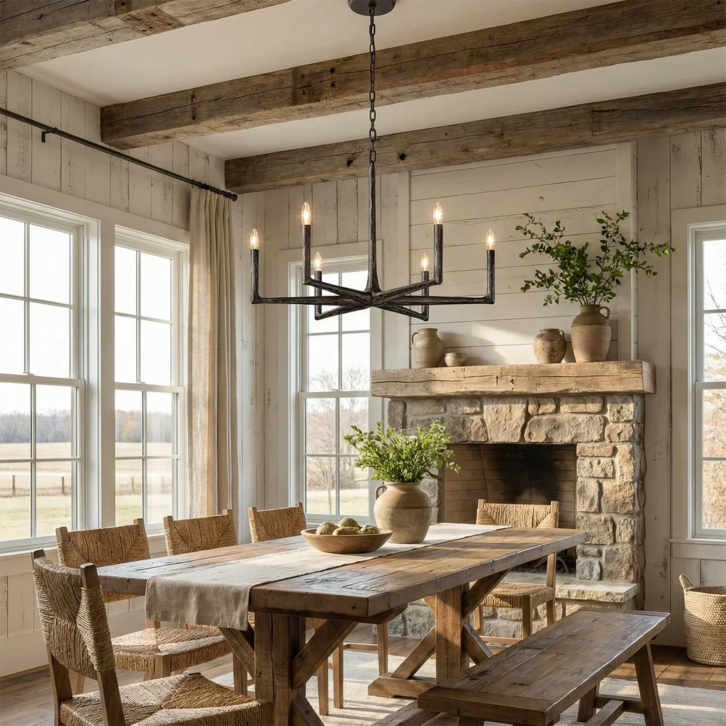 Avarit Forged Round Chandelier | wildoxy