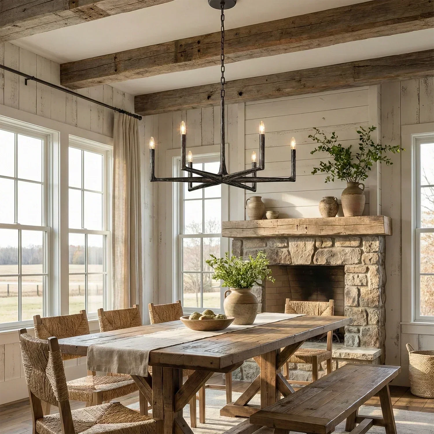 Avarit Forged Round Chandelier | wildoxy