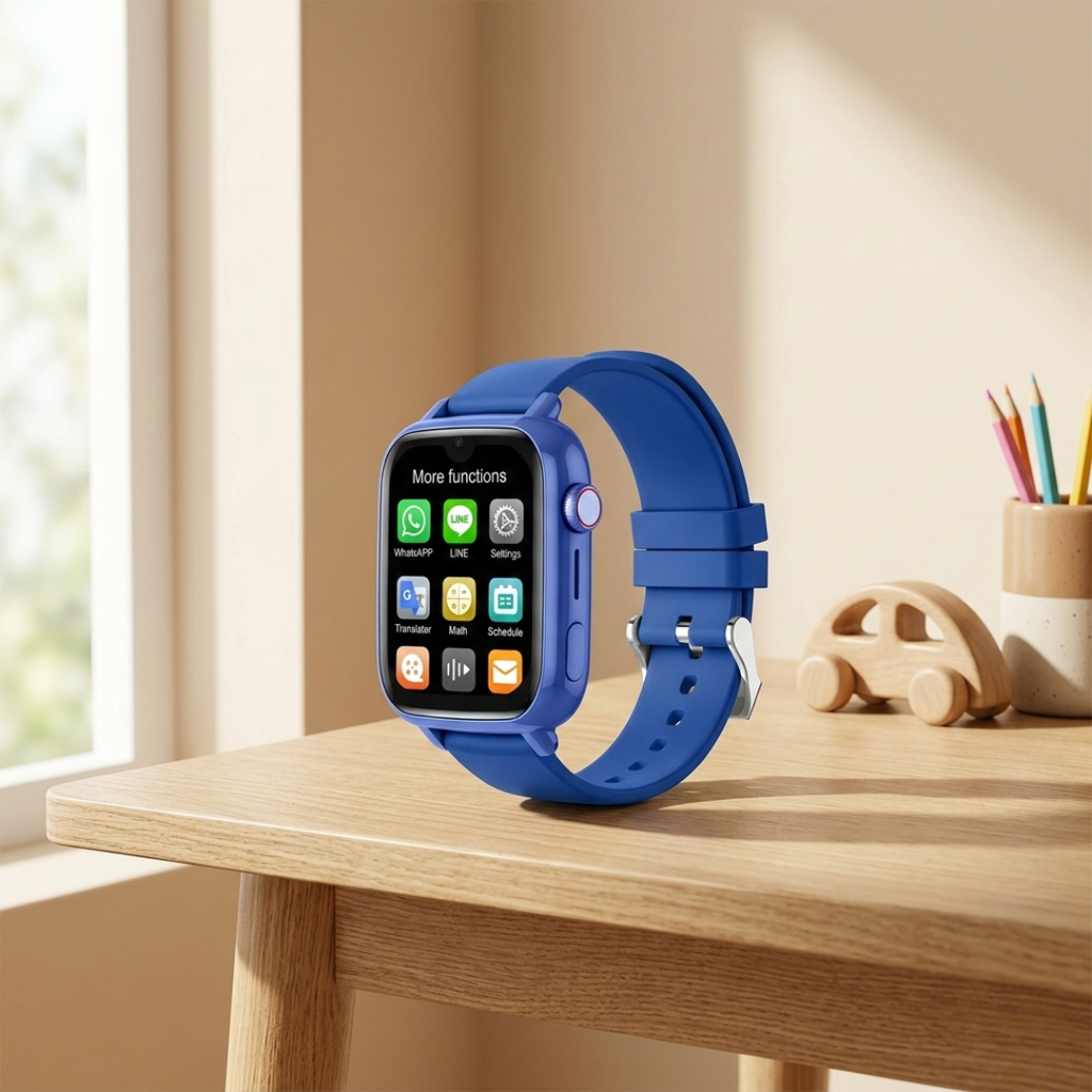 KGG 4G GPS Smartwatch para Crianças — Localização em Tempo Real, Chamadas de Vídeo Bidirecionais, Alerta SOS