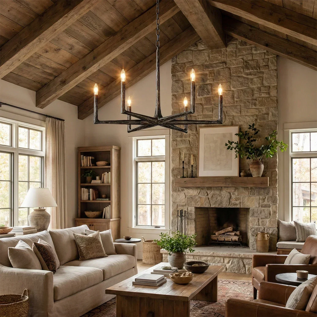 Avarit Forged Round Chandelier | wildoxy