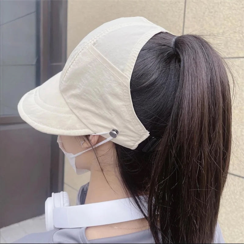 Opvouwbare ademende panamahoed — kinband, UPF 50+