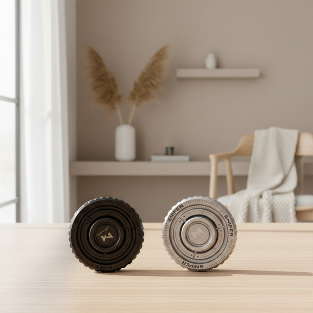 Spinner de acero inoxidable — Giro fluido y satisfactoria respuesta táctil