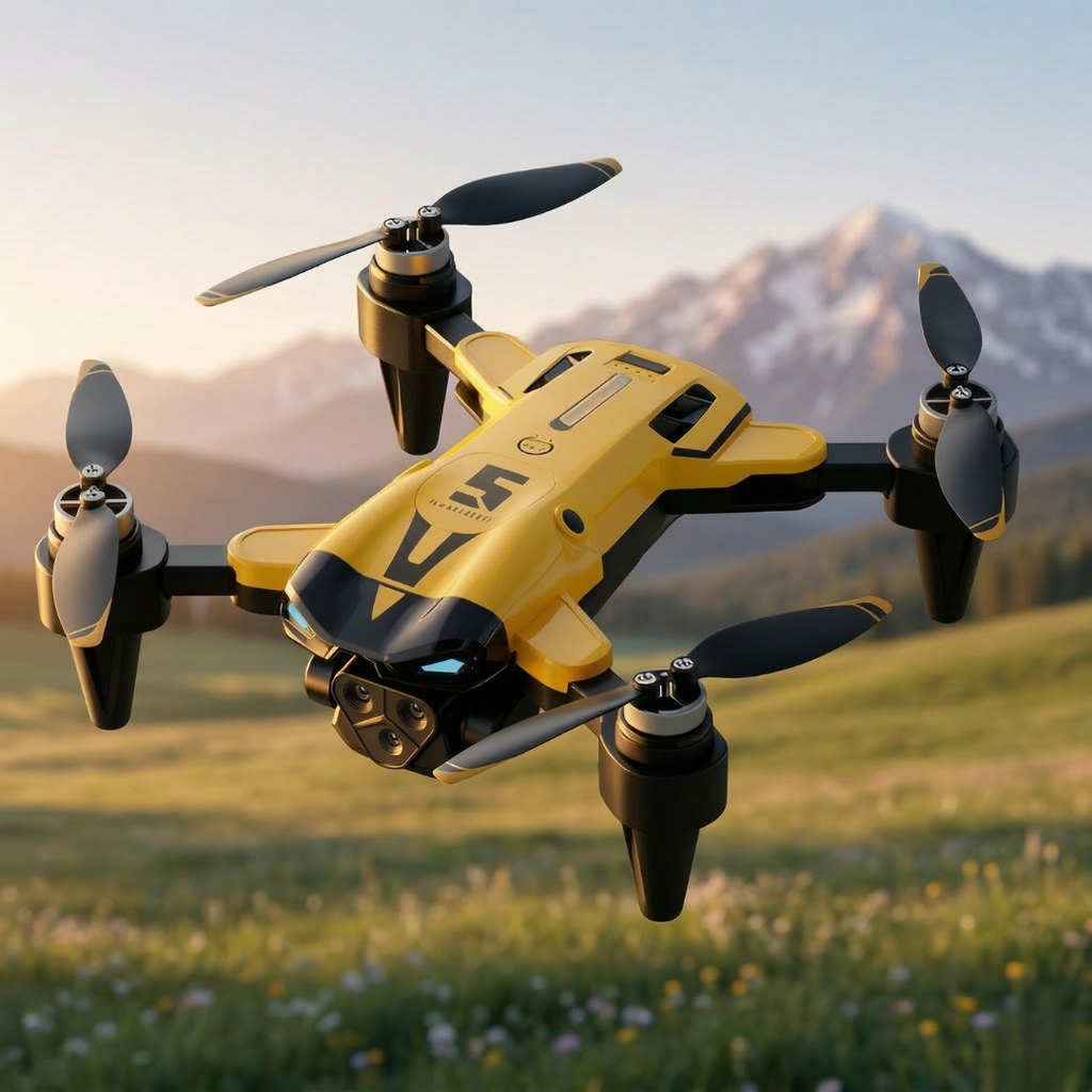 Quadcopter 8K — Σύστημα τριπλής κάμερας, αναδιπλούμενος σκελετός, κινητήρες χωρίς ψήκτρες