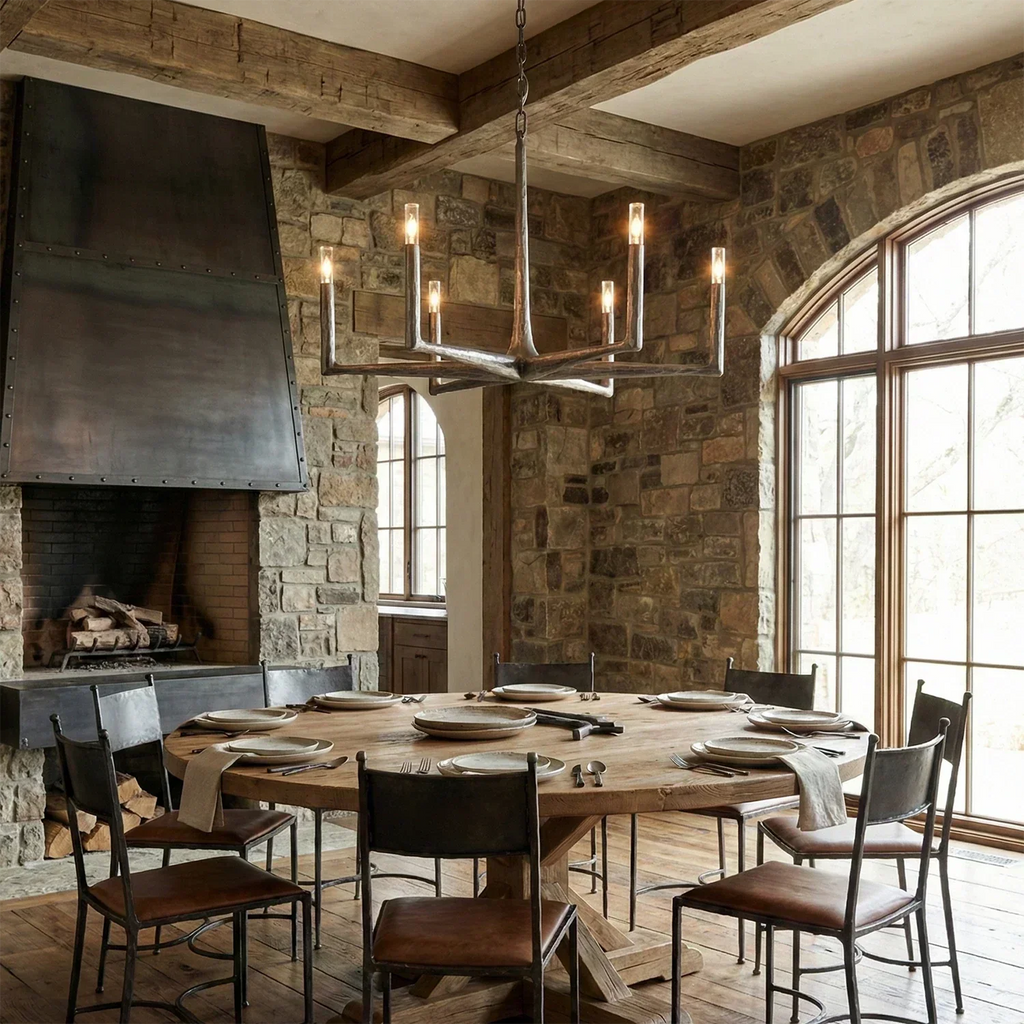 Avarit Forged Round Chandelier | wildoxy