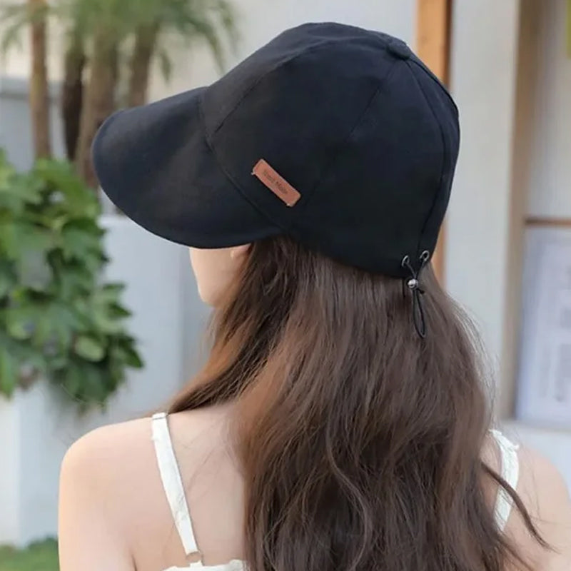 Sombrero plegable transpirable para mujer con protección UV