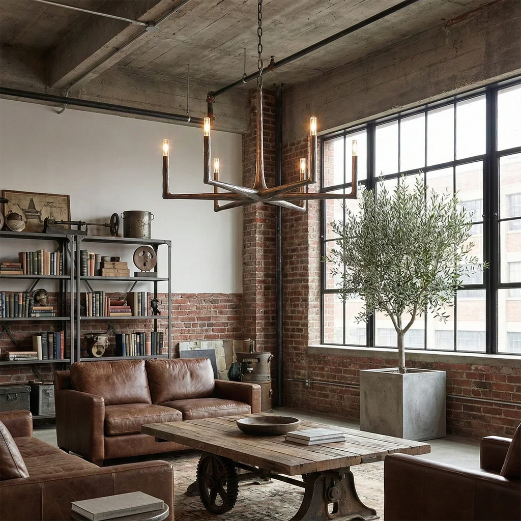 Avarit Forged Round Chandelier | wildoxy