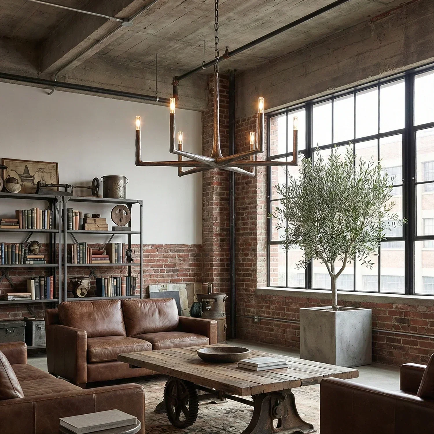 Avarit Forged Round Chandelier | wildoxy