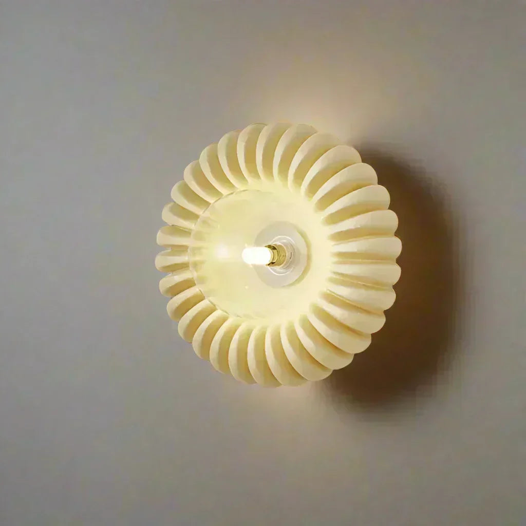 Lyra Resin Wall Lamp — Ambient Glow, Sculptural Silhouette