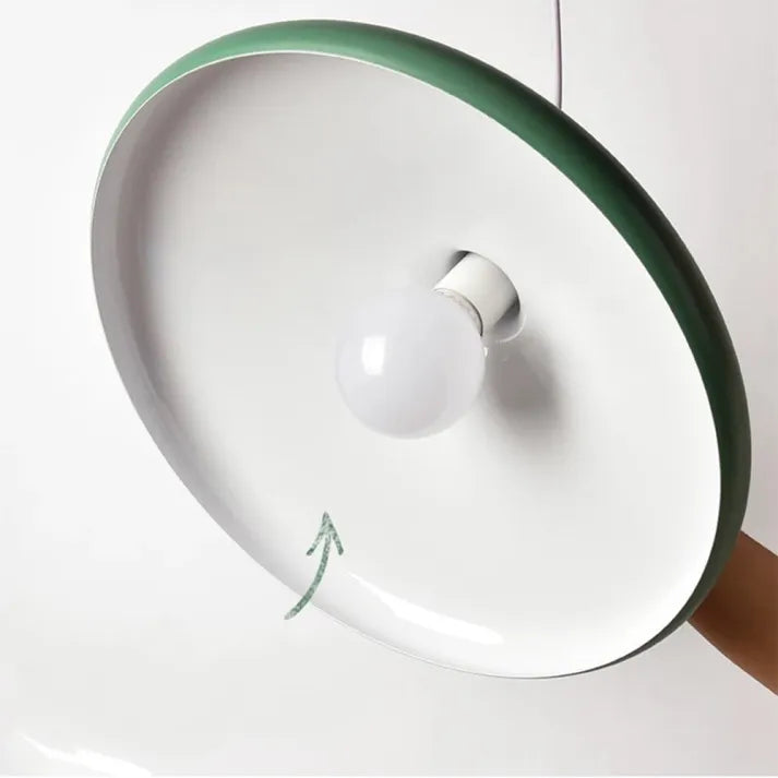 Lumiere Macaron-Inspired Conical Metal Pendant Light