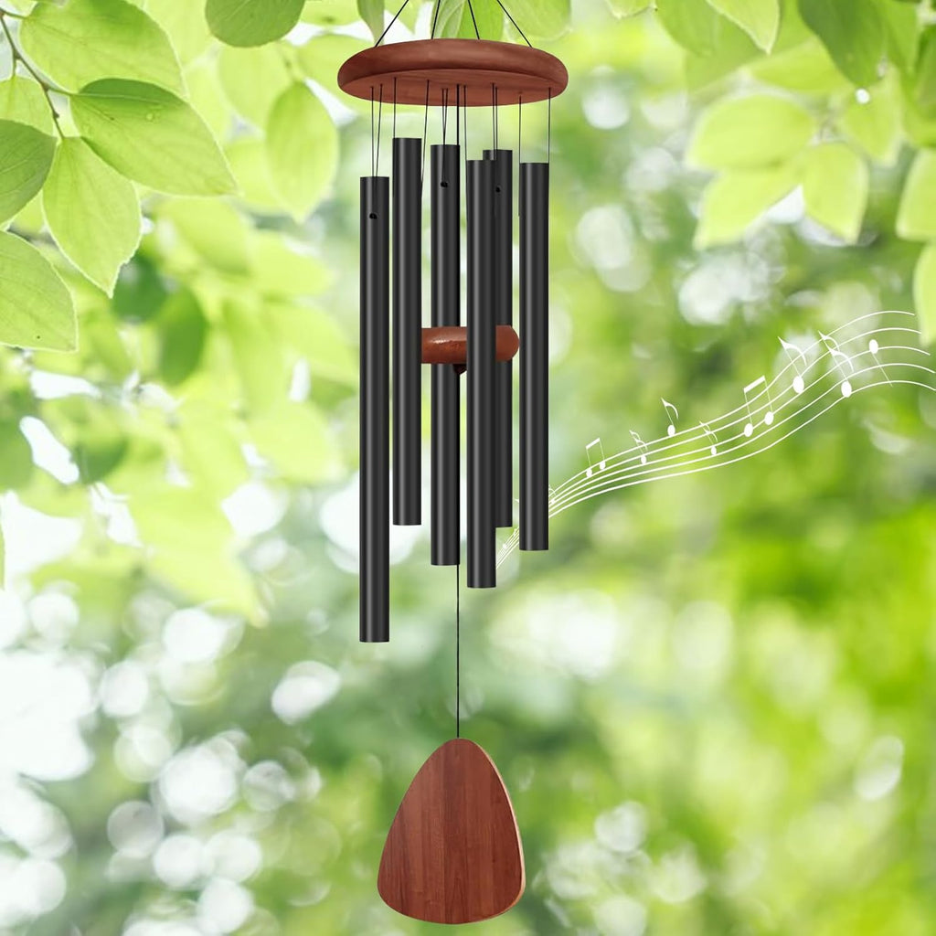 Metallinen tuulikello 68 cm — rauhoittavat melodiset putket