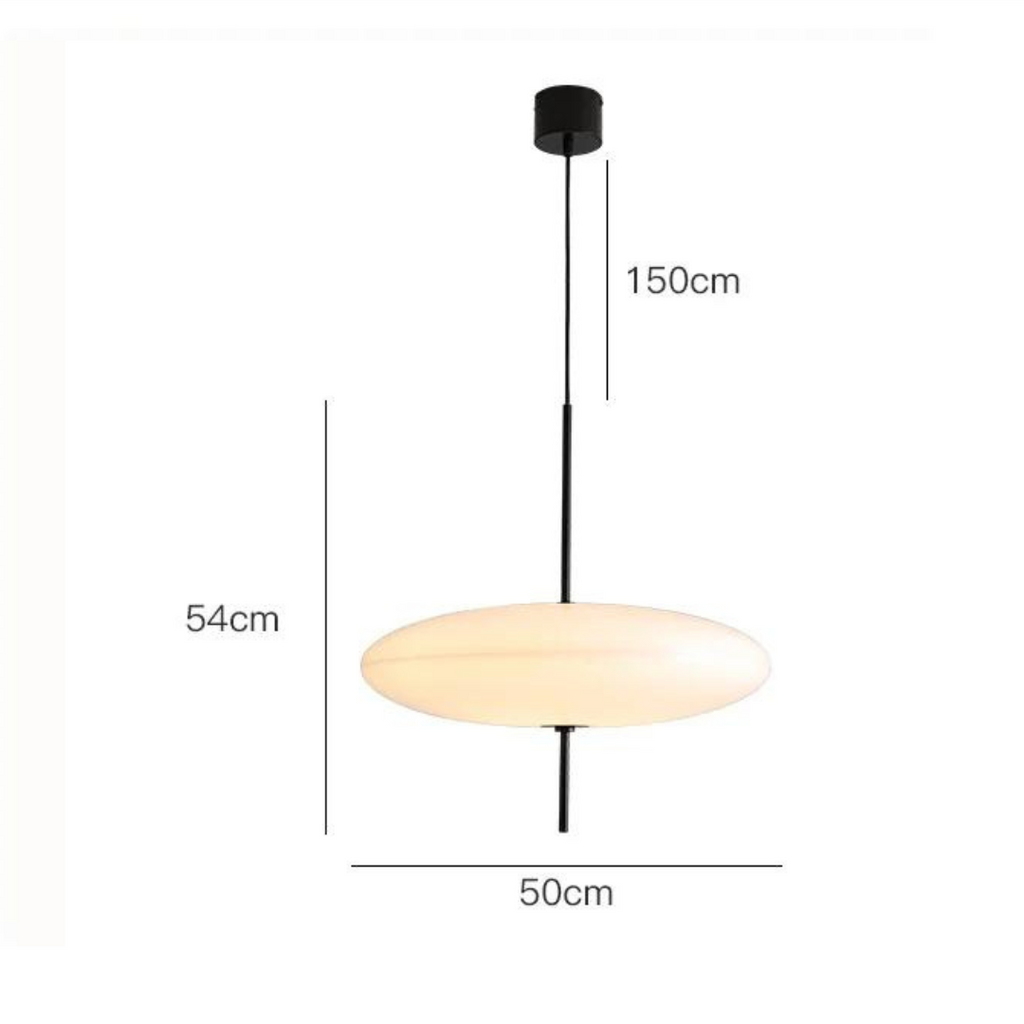 LumaNova Kirira Collection — Perforated Acrylic LED Chandelier