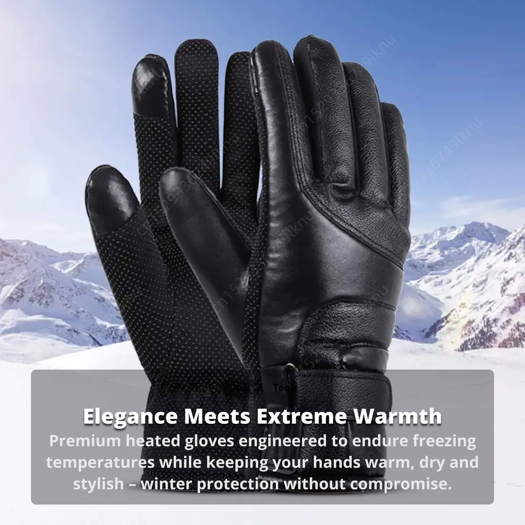 Beheizte Winterhandschuhe — wasserabweisend, Touchscreen-kompatibel, per USB aufladbar