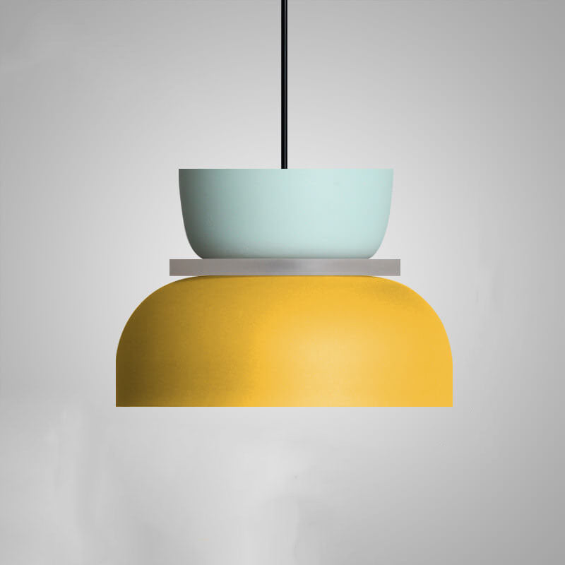 Macaron Acrylic Dome Pendant Light LED E27 12W - Wildoxy