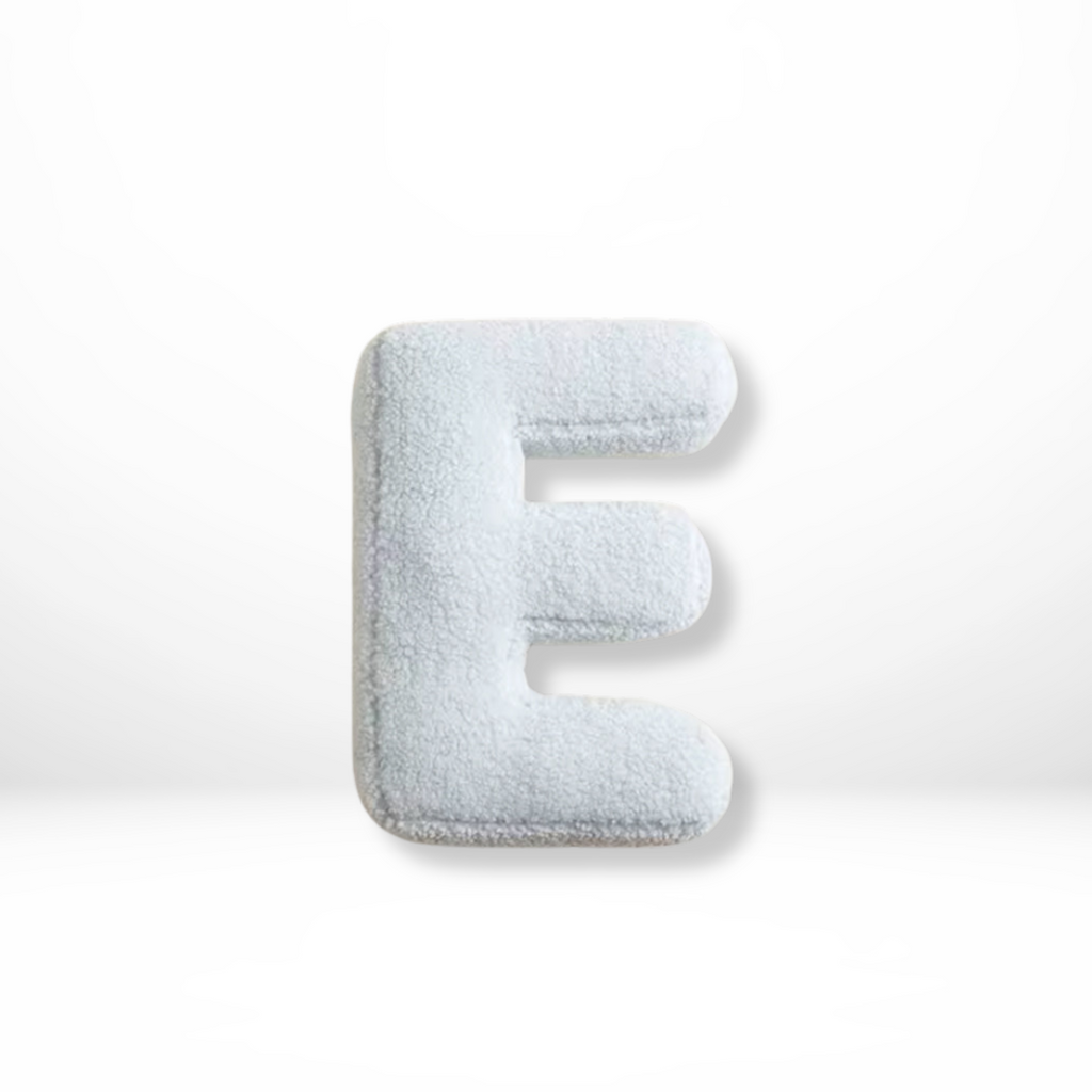 Alphabet Decorative Cushion – Soft Letter-Shaped Accent