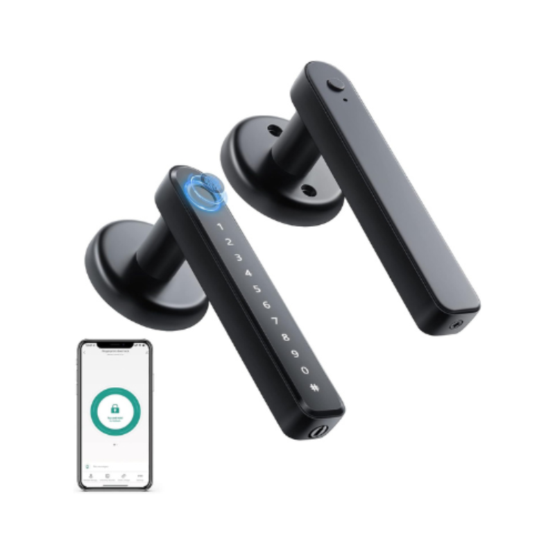 Electronic Door Lock — Fingerprint Entry and Keypad Code