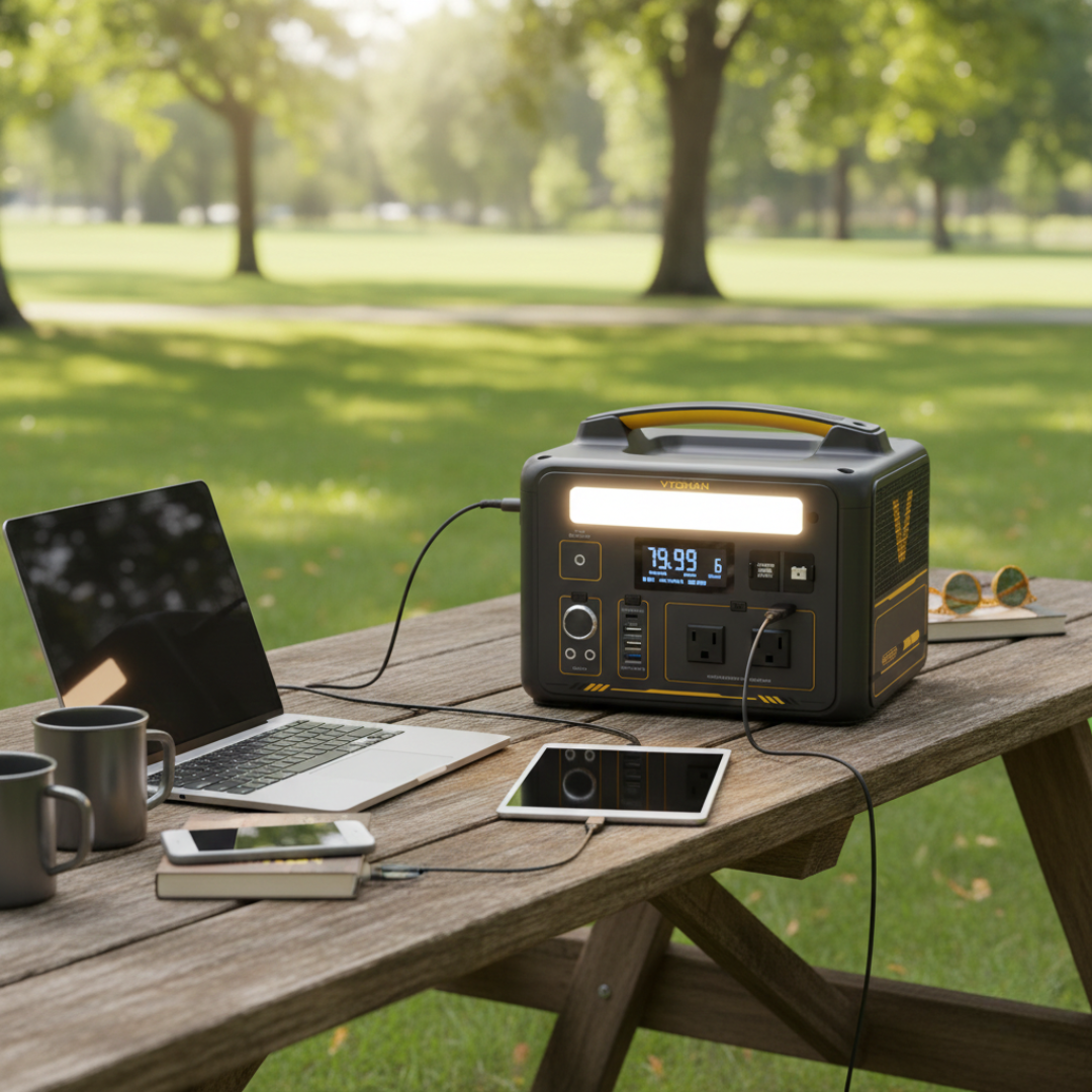 Générateur solaire portable de 299Wh — Puissance de sortie maximale de 1200W
