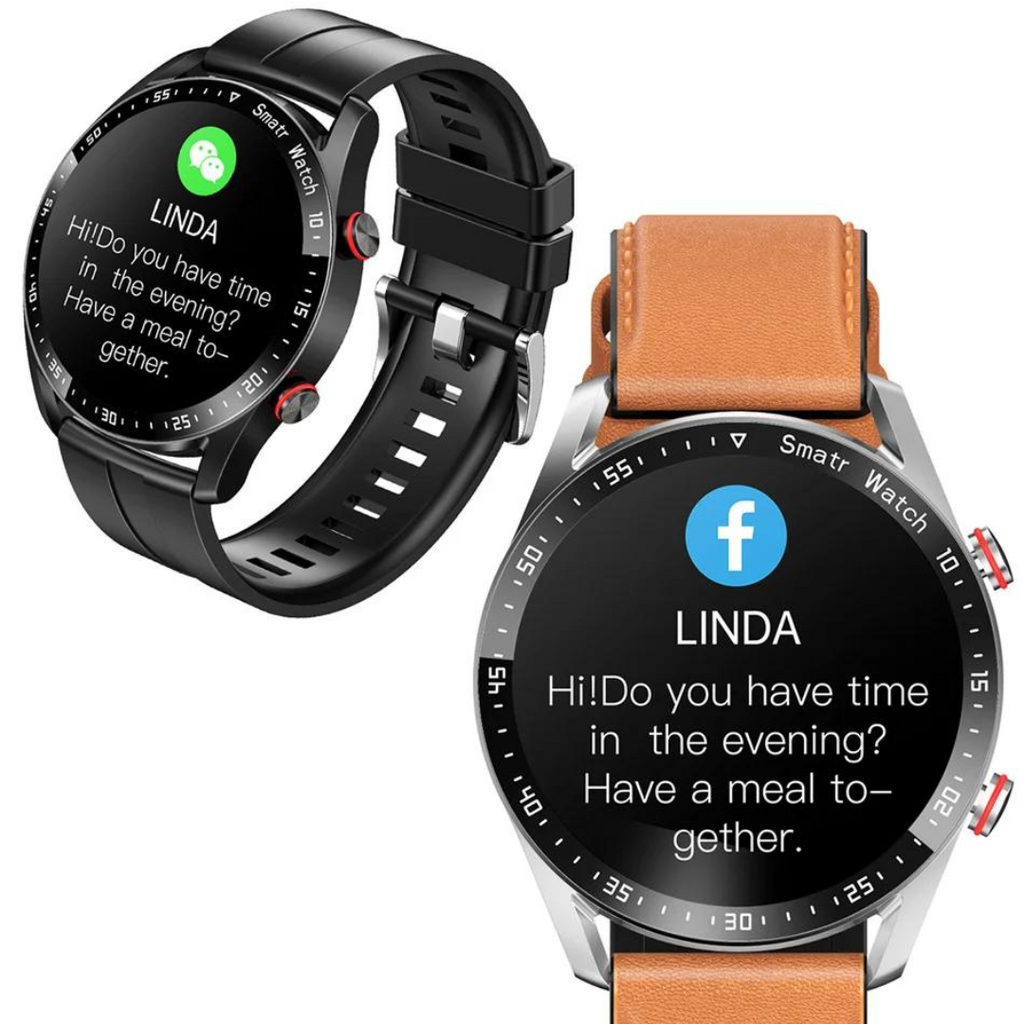 Luxus-Smartwatch — Bluetooth-Lautsprecher & Fitness-Tracking