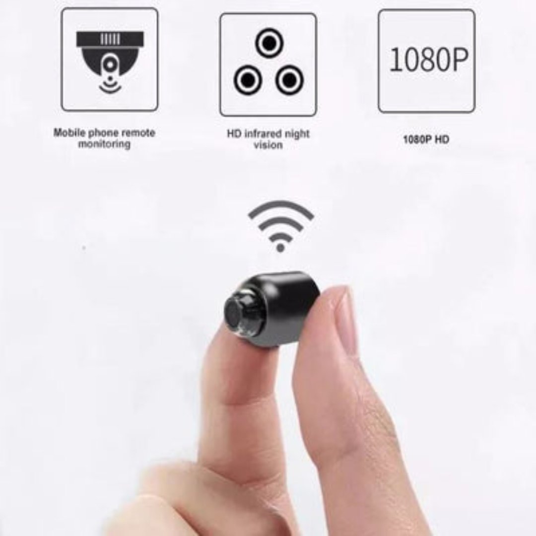 Cameră compactă de supraveghere - Audio, vedere nocturnă, WiFi și hotspot
