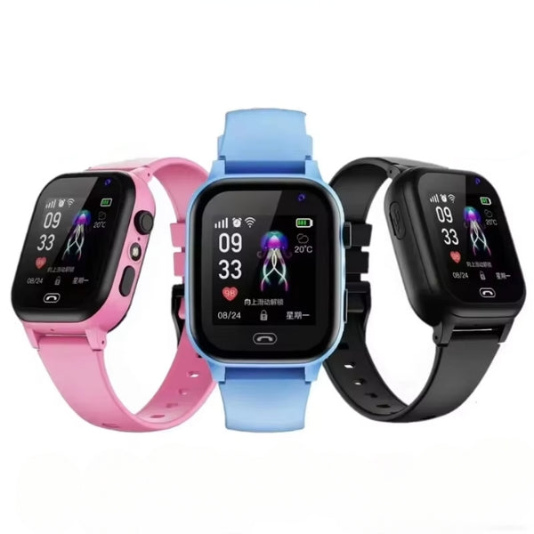 Smartwatch GPS para crianças — ecrã tátil, chamadas, câmara e atividade