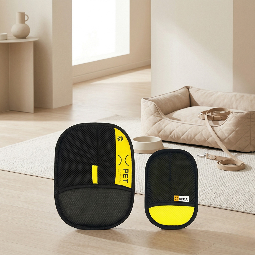 Guante electrostático para eliminar el pelo de mascotas — Lavable, reutilizable y de una sola pasada