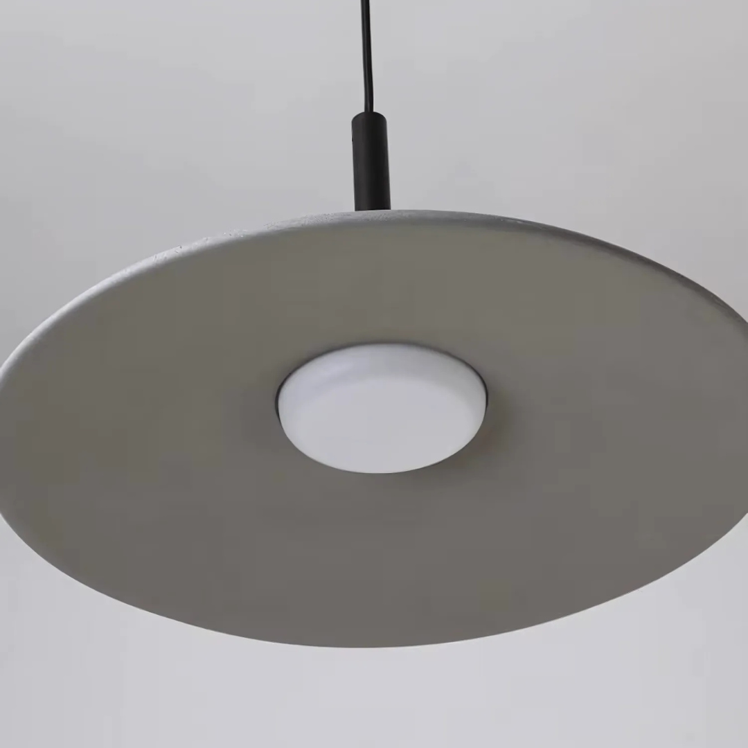 LyraStone Pendant Light — Natural LED Glow, Hand Knitted Finish