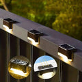 Solar LED Outdoor Fence Wall Light Colourful - Wildoxy
